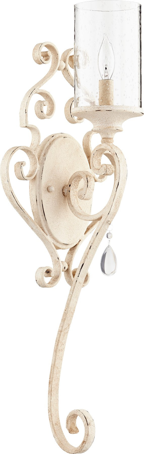 San Miguel 1 Light Wall Sconce in Persian White