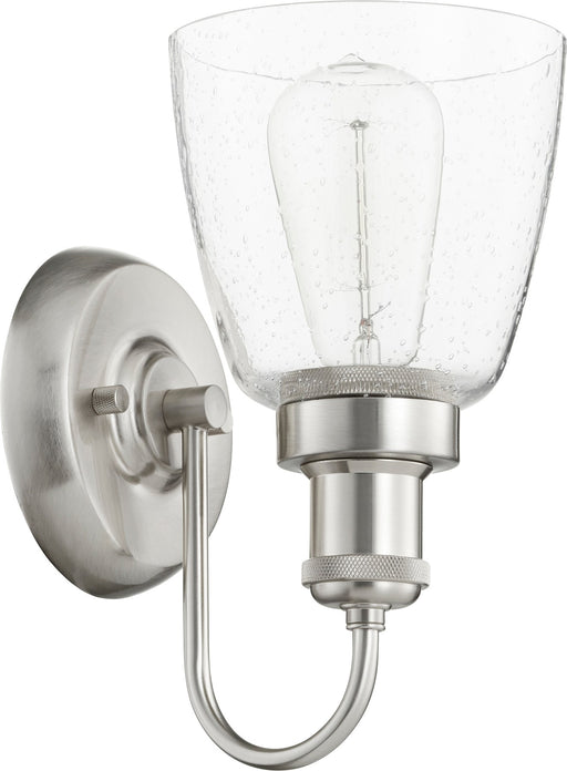 Hollis 1 Light Wall Sconce in Satin Nickel