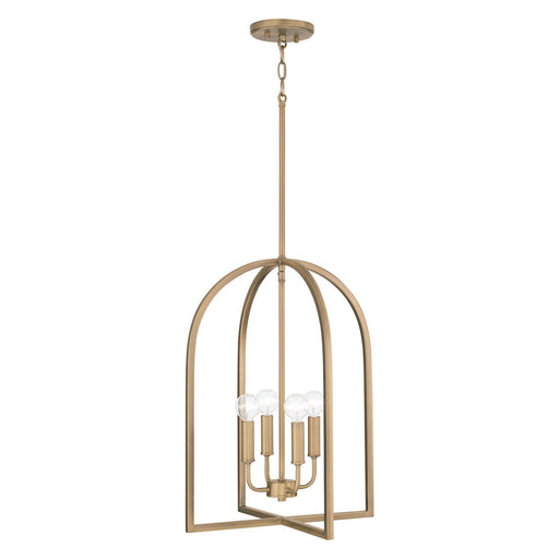 Lawson 4-Light Chandelier in Aged Brass