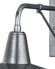 Mariner Outdoor Wall Sconce in Antique Silver