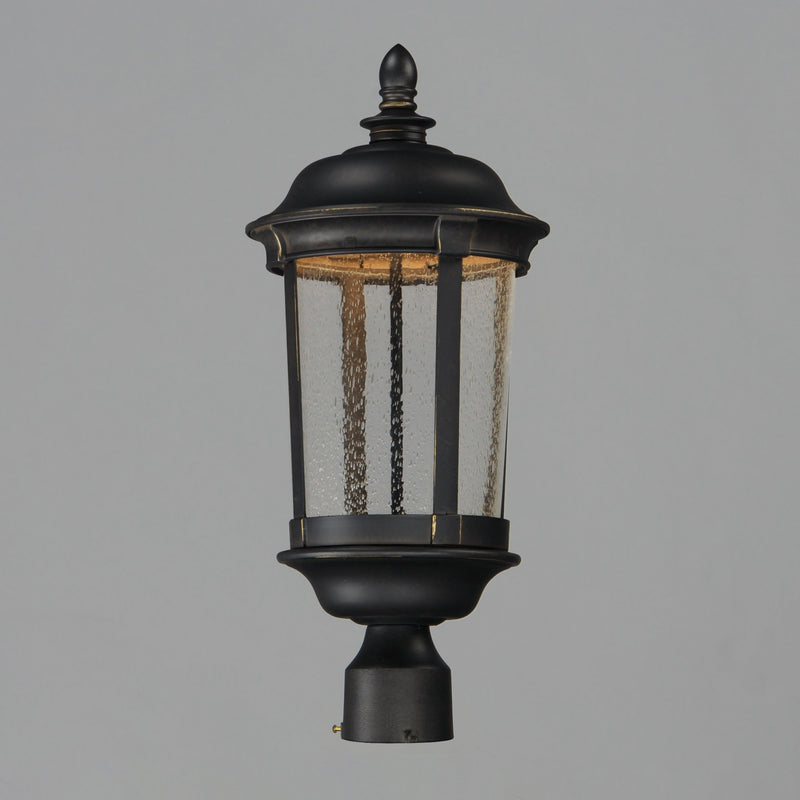 Dover LED Outdoor Post Lantern in Bronze