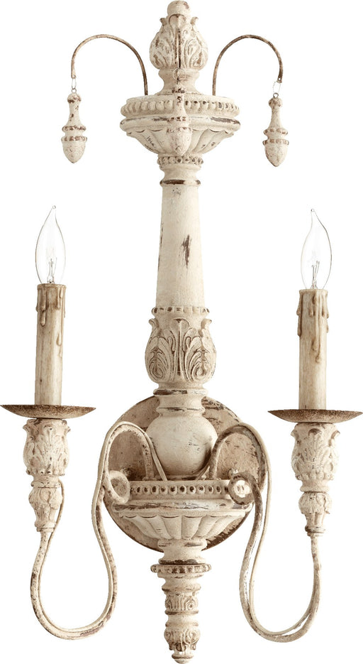Salento 11.5" 2 Light Wall Sconce in Persian White