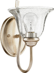 Spencer 1 Light Wall Sconce in Aged Silver Leaf