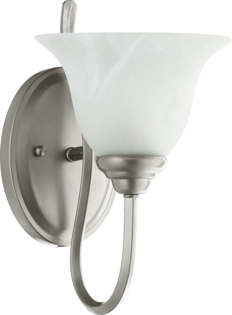 Spencer 1 Light Wall Sconce in Classic Nickel