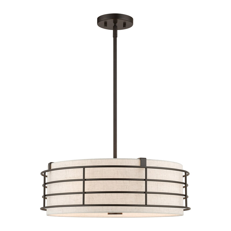 Blanchard 4-Light Chandelier in English Bronze
