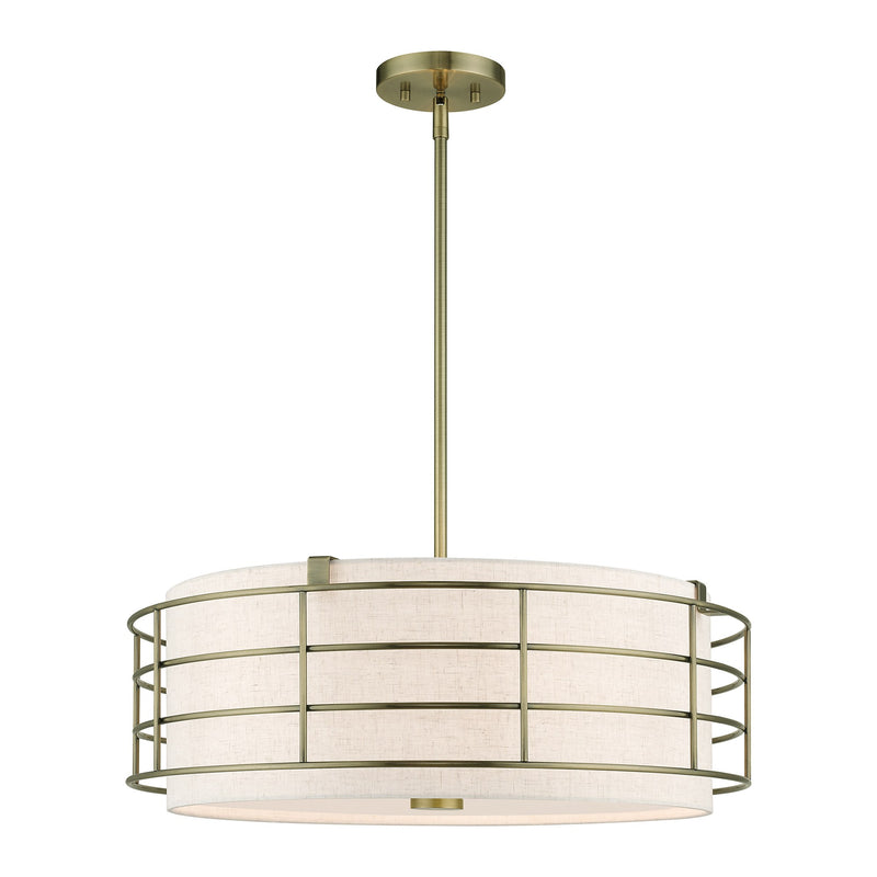Blanchard 5-Light Chandelier in Antique Brass