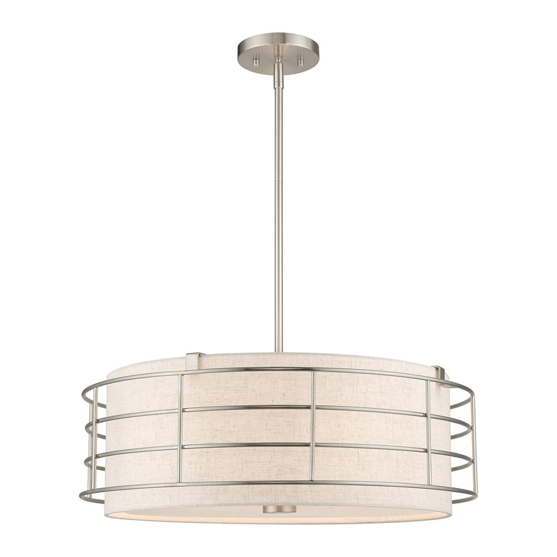 Blanchard 5-Light Chandelier in Brushed Nickel