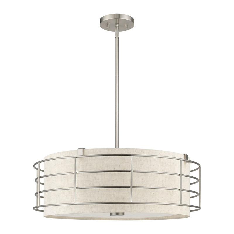 Blanchard 5-Light Chandelier in Brushed Nickel