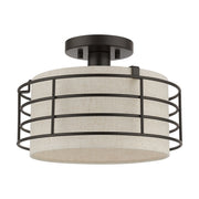 Blanchard Medium Semi-Flush Mount in English Bronze