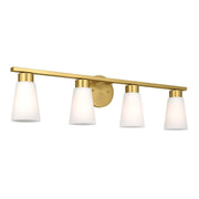 Stamos 4-Light Bath Vanity Light in Brushed Gold