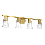 Stamos 4-Light Bath Vanity Light in Brushed Gold