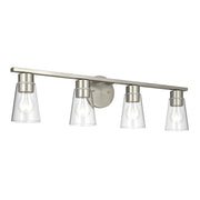 Stamos 4-Light Bath Vanity Light in Brushed Nickel