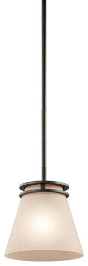 Hendrik 8" Mini Pendant in Olde Bronze