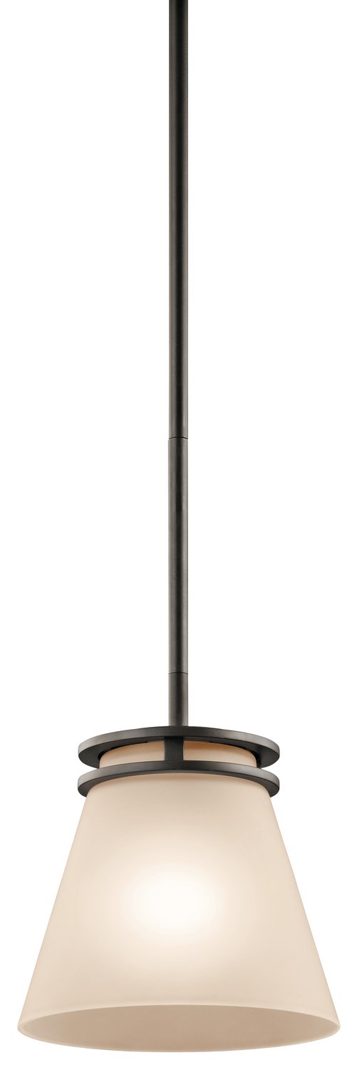 Hendrik 8" Mini Pendant in Olde Bronze