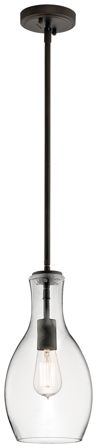 Everly 7" Mini Pendant in Olde Bronze
