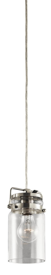 Brinley Mini Pendant in Brushed Nickel