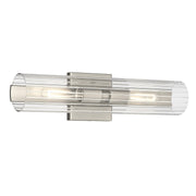 Jemsa 2-Light Linear Bath Vanity Light in Brushed Nickel