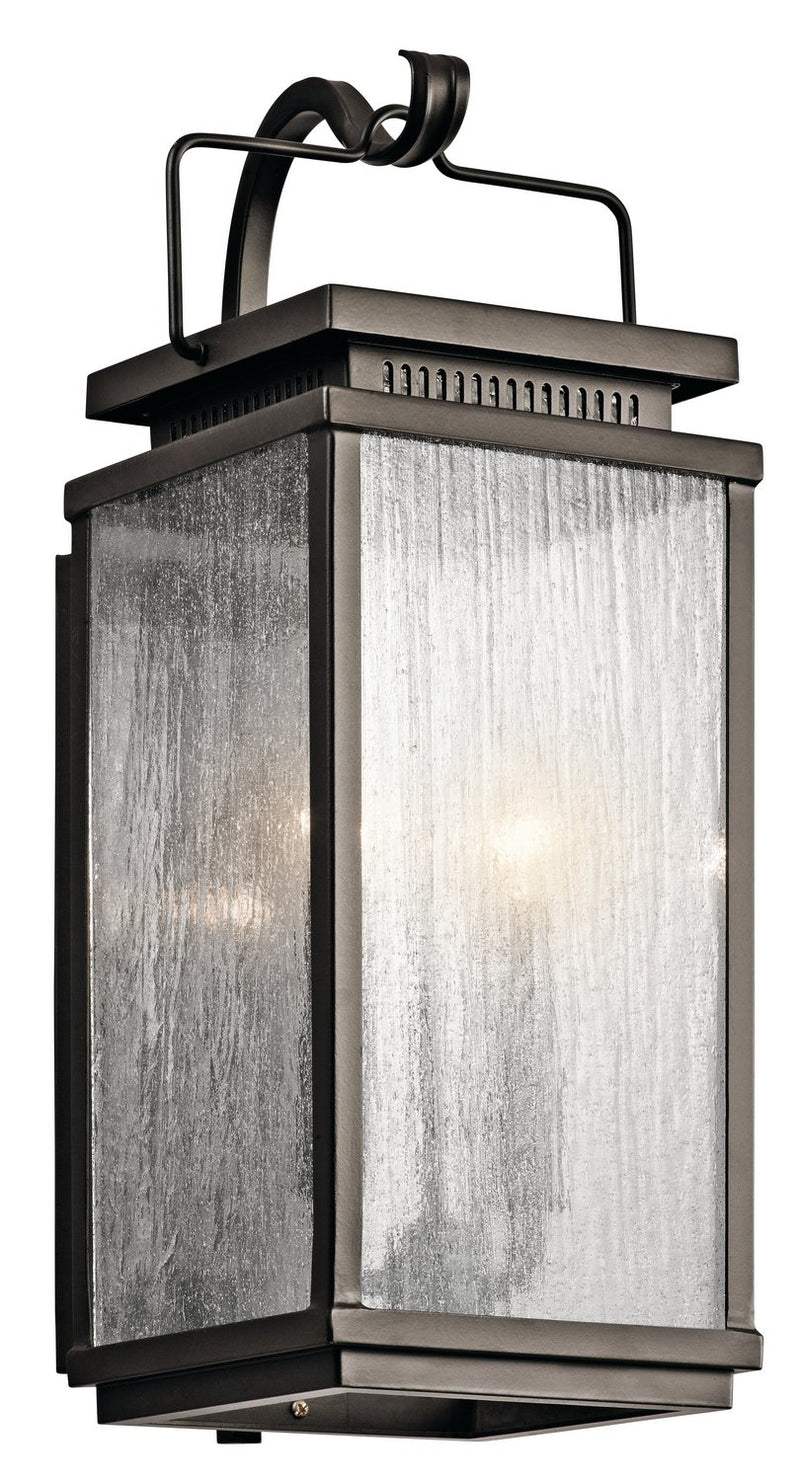 Manningham 2-Light Outdoor Wall Lantern in Olde Bronze
