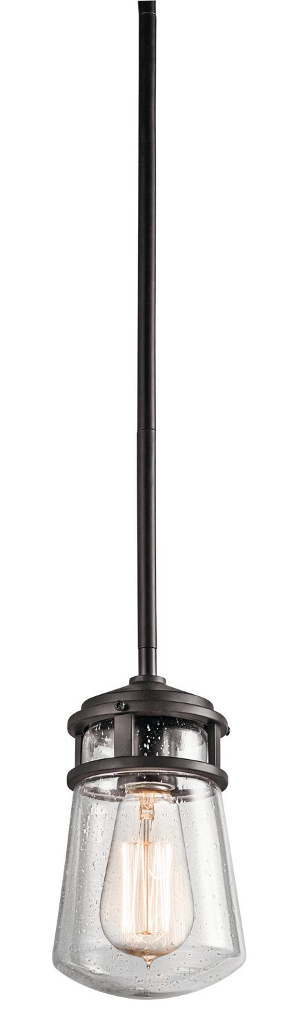 Lyndon Small Outdoor Pendant in Architectural Bronze