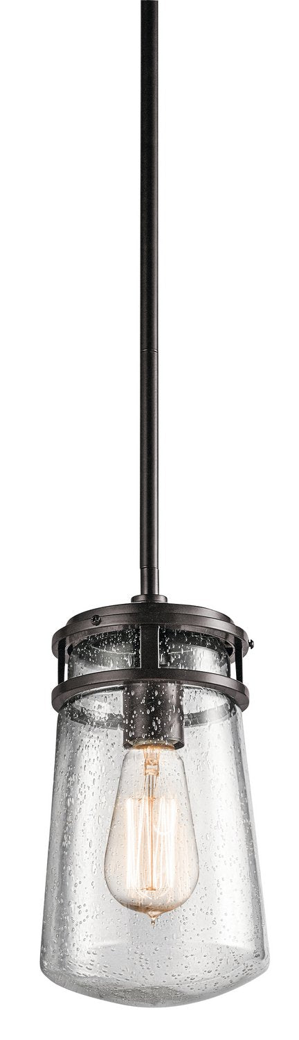 Lyndon Large Outdoor Pendant in Architectural Bronze