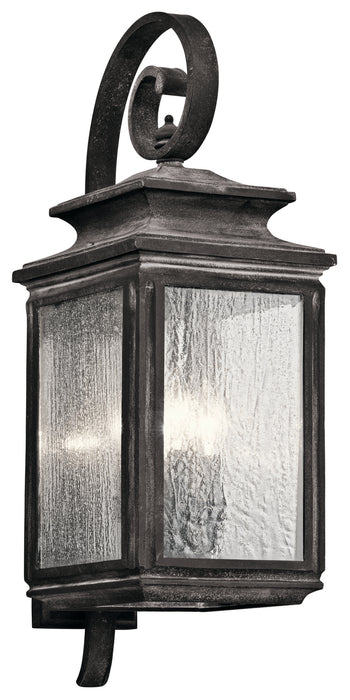 Wiscombe Park Outdoor Wall 4-Light in Weathered Zinc