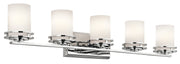Hendrik 5-Light Bath Vanity Light in Chrome