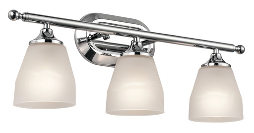 Ansonia Bath Sconce 3-Light in Chrome