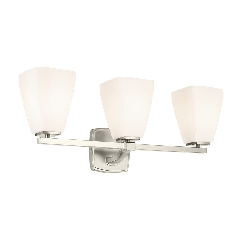 Marant 3-Light Bath Vanity Light in Brushed Nickel