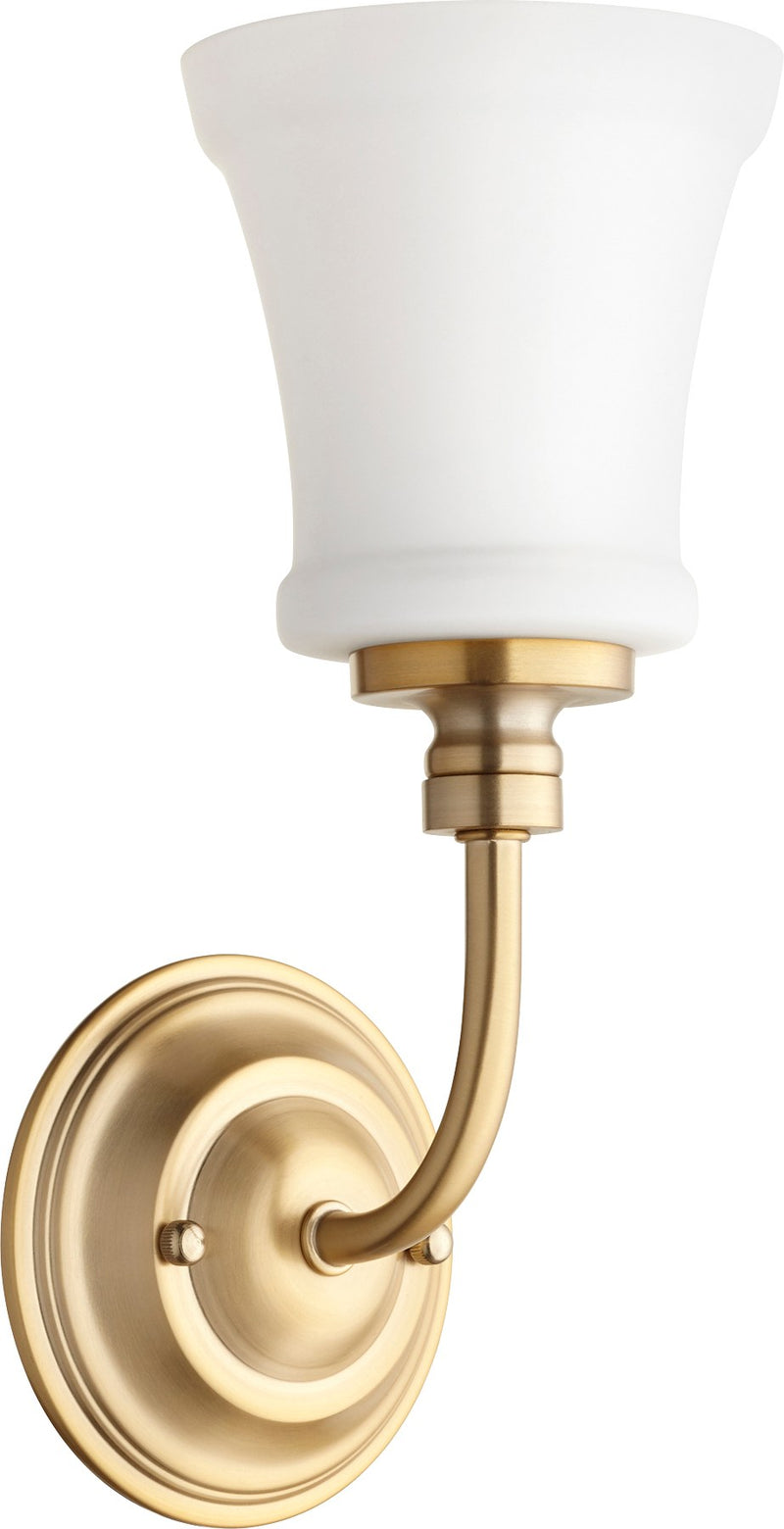 Rossington 12.5" Tall 1 Light Wall Sconce in Aged Brass
