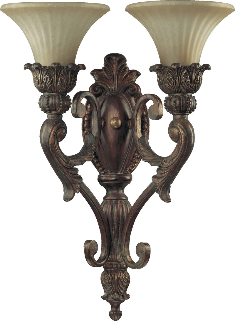 Madeleine 2 Light Wall Sconce in Corsican Gold