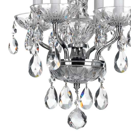 Welton 4 Light 11" Chandelier in Polished Chrome