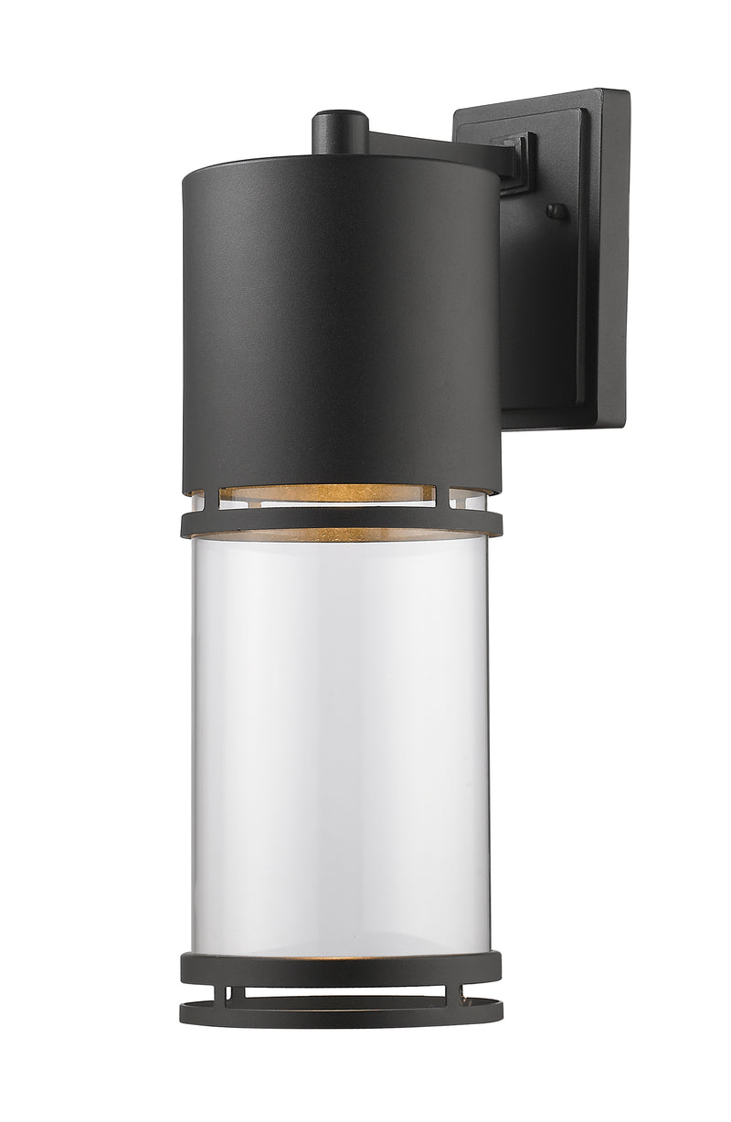 Luminata 1 Light 5.88" Outdoor Wall Light in Black