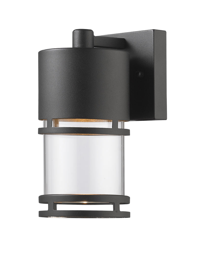 Luminata 1 Light 4.38" Outdoor Wall Light in Clear