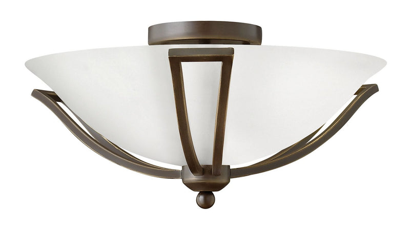 Bolla 2-Light Flush Mount in Olde Bronze