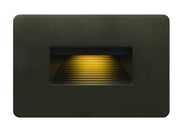 Luna Horizontal LED Step Light in Bronze