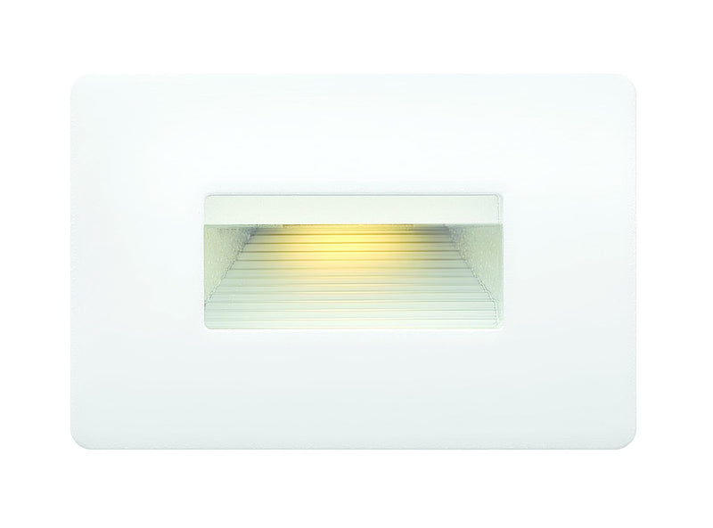 Luna Horizontal LED Step Light in Satin White