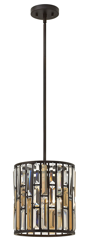 Gemma LED Pendant in Vintage Bronze