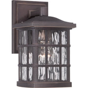 Stonington Small Outdoor Wall Lantern in Palladian Bronze