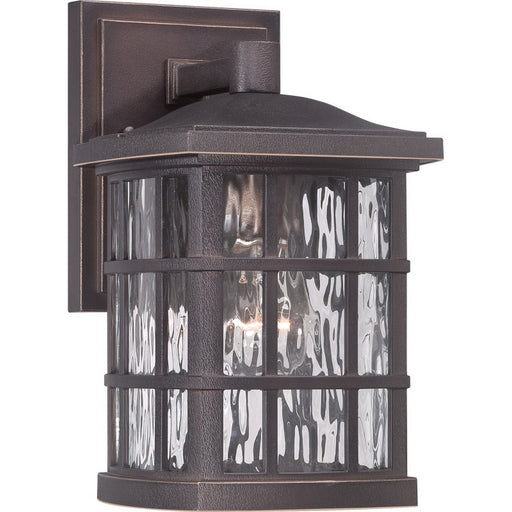 Stonington Small Outdoor Wall Lantern in Palladian Bronze