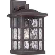 Stonington Large Outdoor Wall Lantern in Palladian Bronze