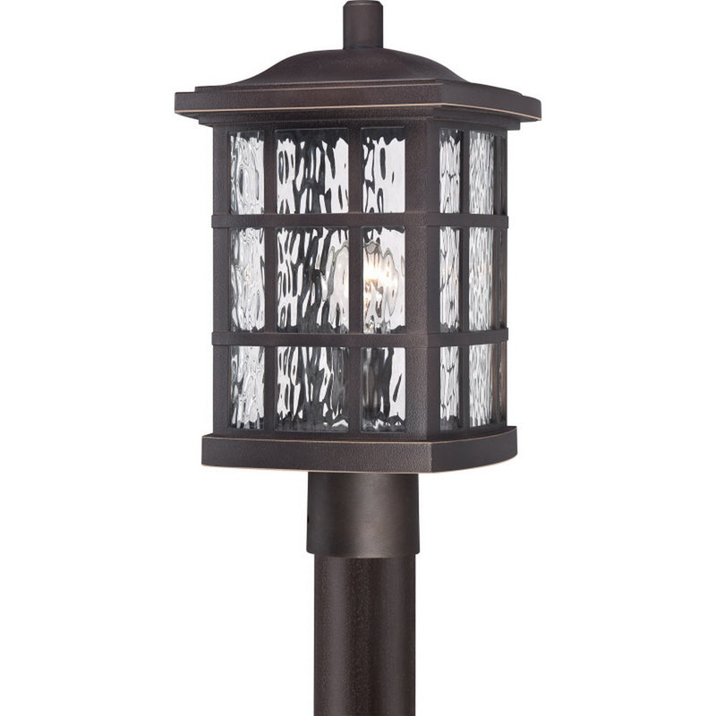 Stonington Outdoor Post Lantern in Palladian Bronze