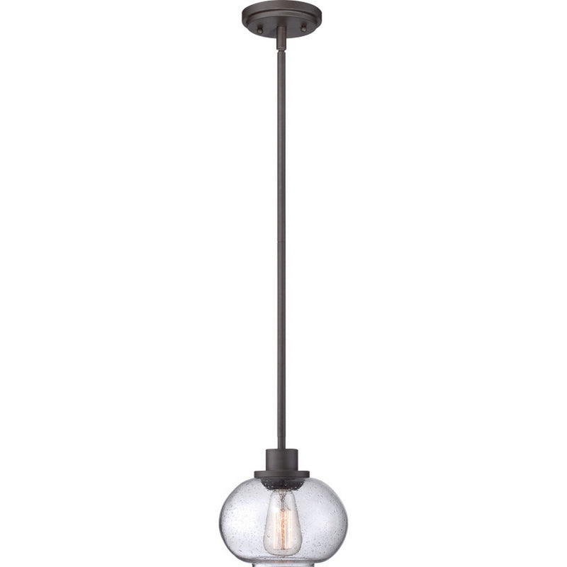 Trilogy 8" Mini Pendant in Old Bronze