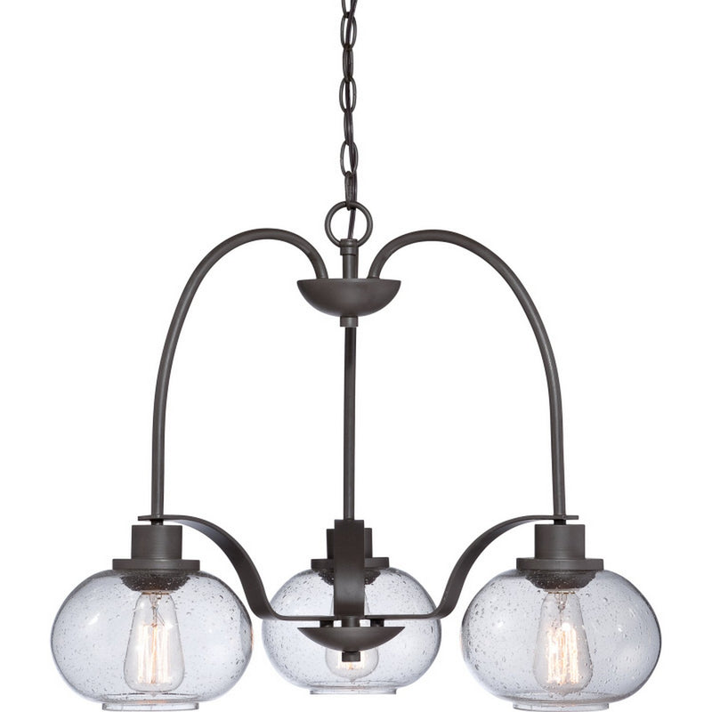 Trilogy 3-Light Chandelier in Old Bronze