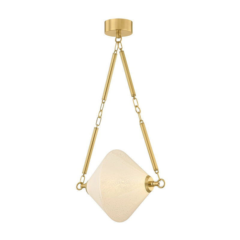 Solara Pendant in Vintage Polished Brass
