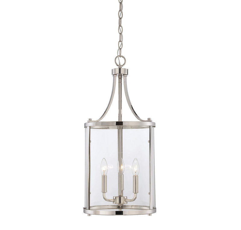 Penrose 3-Light Chandelier in Polished Nickel