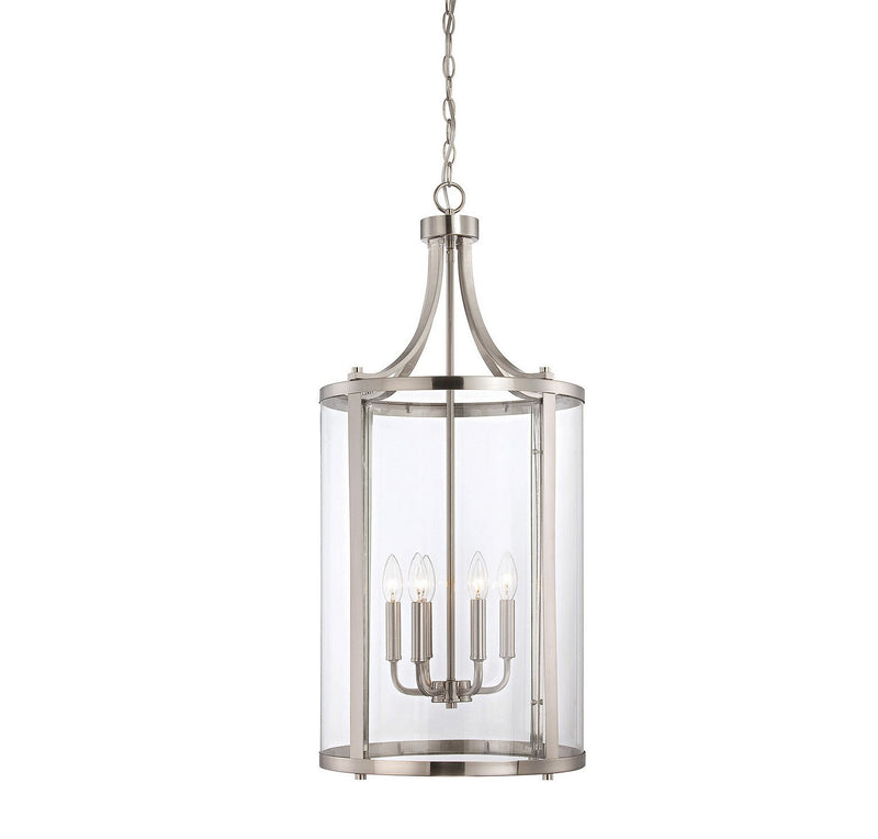 Penrose 6-Light Chandelier in Satin Nickel