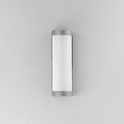 Halfpipe 15" 5CCT LED Outdoor Wall Sconce in Brushed Aluminum