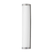 Halfpipe 26" 5CCT LED Outdoor Wall Sconce in Brushed Aluminum