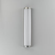 Halfpipe 26" 5CCT LED Outdoor Wall Sconce in Brushed Aluminum