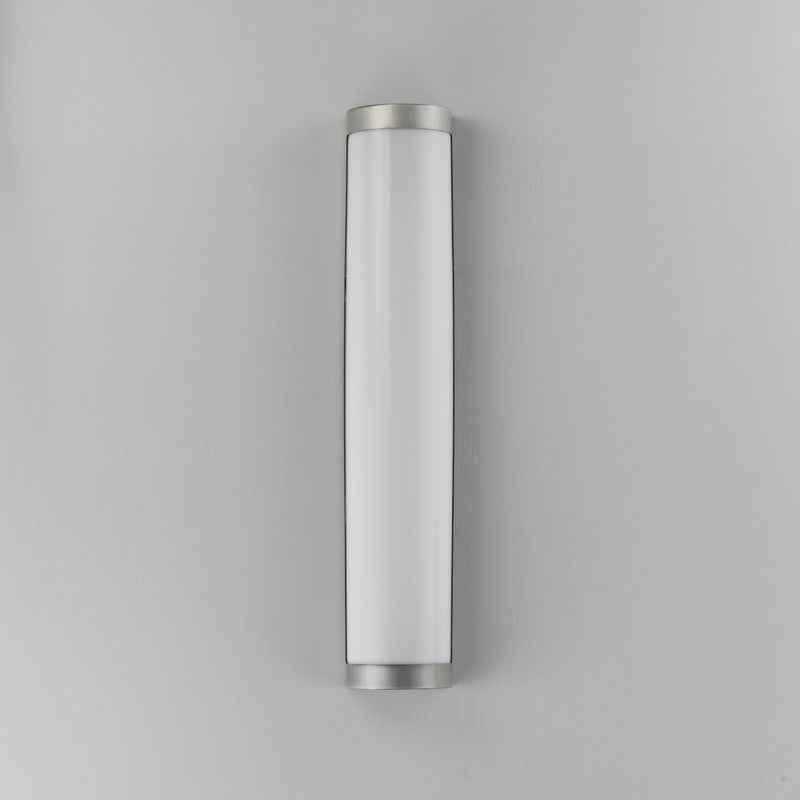 Halfpipe 26" 5CCT LED Outdoor Wall Sconce in Brushed Aluminum
